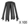 HELLERMANNTYTON - Lot de 100 capots de protection pour spot encastrés SpotClip-II-HellermannTyton - vignette