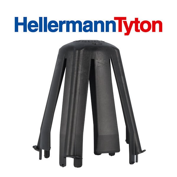 HELLERMANNTYTON - HellermannTyton Lot de 50 capots de protection pour spot encastrés SpotClip-II - large