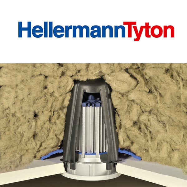 HELLERMANNTYTON - HellermannTyton Lot de 50 capots de protection pour spot encastrés SpotClip-II - large