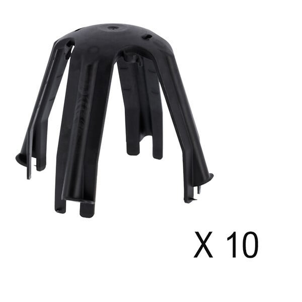 HELLERMANNTYTON - Lot de 10 capots de protection pour spots encastrés SpotClip-I-HellermannTyton - large