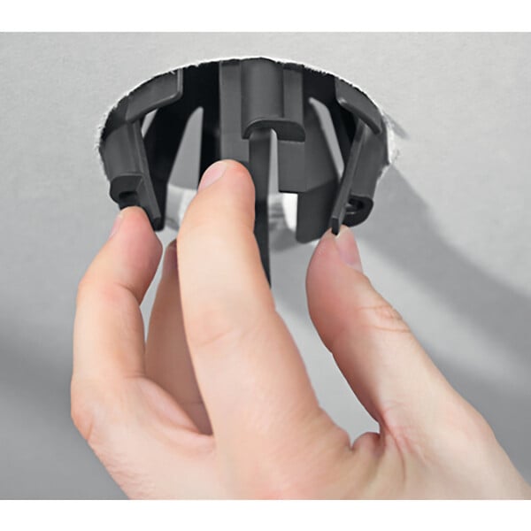 HELLERMANNTYTON - HellermannTyton Lot de 10 SPOTCLIP-IV Slim H50MM pour downlight résidentiel, finition compacte et efficace - large