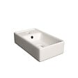 NATUREL - Naturel Meuble de salle de bain avec lavabo en céramique, Stilla, 39x60x22 cm blanc (STILLAD04008U) - vignette