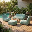 COCO LOUNGE - Salon de jardin gonflable Collection Soge - vert d'eau - vignette