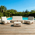 COCO LOUNGE - Salon de jardin gonflable Collection Aloha - blanc cassé - vignette