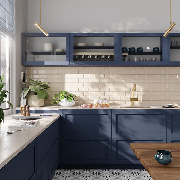CERAMIA - Timeless 55x45x21 cm évier sous plan en inox 304, 1 bac + mitigeur inox avec douchette extractible, or brossé (TMLKSU-5545BG-M1) - large