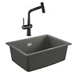 GROHE - Grohe K700U evier composite + Ceramia Timeless mitigeur (G31655TML1BM-SET) - vignette