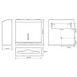 BEMETA - Distributeur de serviettes en papier en acier inoxydable (113103035) - vignette