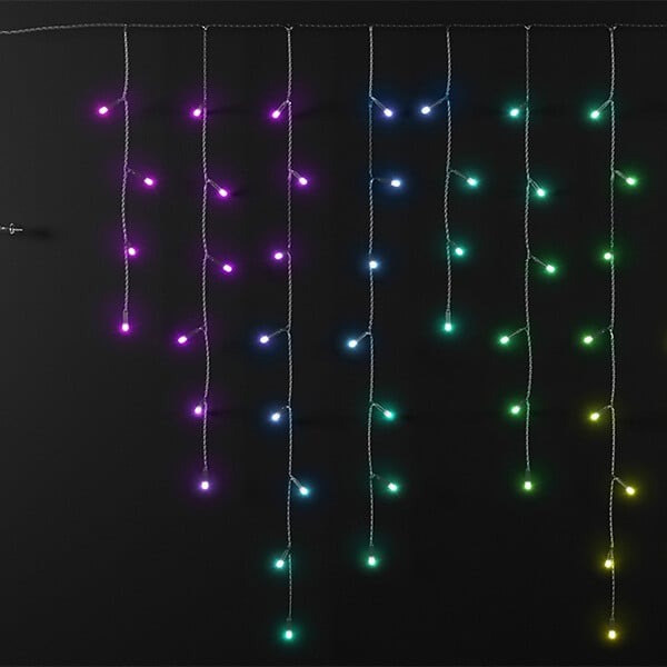 TWINKLY - TWINKLY Guirlande Suspendue Connectée IP65 5m 250 LEDs RGBW Twinkly Icicle Plus, étanche pour extérieur - large