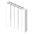 BATILEC - Radiateur électrique connecté Wi-Fi cœur de chauffe en céramique HEATZY GLOW 1000w-HEATZY - vignette