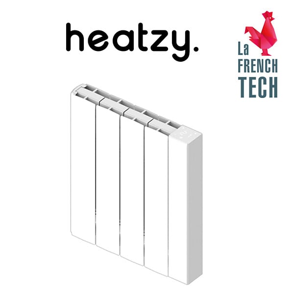 BATILEC - Radiateur électrique connecté Wi-Fi cœur de chauffe en céramique HEATZY GLOW 1000w-HEATZY - large