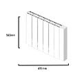 BATILEC - Radiateur céramique Heatzy connecté GLOW WiFi 1500W - Cœur de chauffe céramique - Confort thermique optimal - vignette