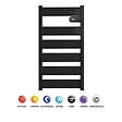 BATILEC - HJM Sèche-serviette LYSA à inertie céramique 750W – Anthracite-Fabriqué en Espagne - vignette