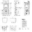 GEBERIT - Duofix Pack WC bâti-support + WC suspendu sans bride Ceramia PixL avec abattant SoftClose + plaque (GEBCEPXBMT02-FR) - vignette