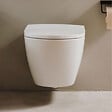 GEBERIT - Pack WC Bati Geberit  Duofix Bati-support Geberit UP320 + cuvette Roca sans bride + abattant Soft Close + Plaque de commande Bla - vignette