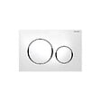 GEBERIT - Pack WC Bati Geberit  Duofix Bati-support Geberit UP320 + cuvette Roca sans bride + abattant Soft Close + Plaque de commande Bla - vignette