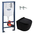 GROHE - Rapid SL pack WC bâti-support + WC suspendu sans bride Ceramia PixL avec abattant SoftClose + plaque (GRRCEPXBMT03-FR) - vignette