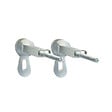 GROHE - Pack WC Bâti-support Rapid SL + WC sans bride SAT, fixations invisibles + Plaque chrome (ARENABLSAT) - vignette