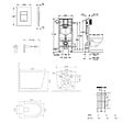 GROHE - Rapid SL Pack WC bâti-support + WC suspendu sans bride avec abattant SoftClose Ceramia + plaque (GRRCE14WT01MAN-FR) - vignette