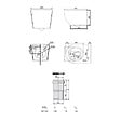 SWISS AQUA TECHNOLOGIES - Pack WC bâti-support + WC suspendu sans bride Ceramia PixL avec abattant SoftClose + plaque (STECEPXBMT02-FR) - vignette