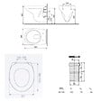 VILLEROY & BOCH - ViConnect pro S pack WC Bâti Villeroy & Boch + WC suspendu Jika Neo + Abattant + Plaque (ViConnectS-LinePro-1-SP) - vignette