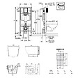 GROHE - Rapid SL pack WC bâti-support + WC suspendu Ceramia PixL + abattant SoftClose + set d'isolation + plaque noir (GRCEPXWT02-FR) - vignette