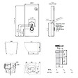 SWISS AQUA TECHNOLOGIES - Glass pack WC bâti-support avec plaque de commande + WC suspendu Ceramia sans bride avec abattant SoftClose (STGLBCEPXBMT01-FR) - vignette