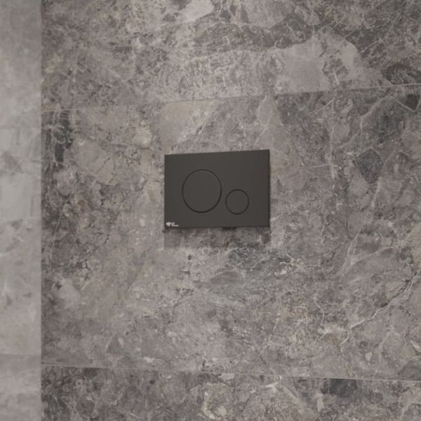 SWISS AQUA TECHNOLOGIES - Pack WC bâti-support + WC suspendu sans bride Ceramia PixL avec abattant SoftClose + plaque (STCEPXBMT01-FR) - large