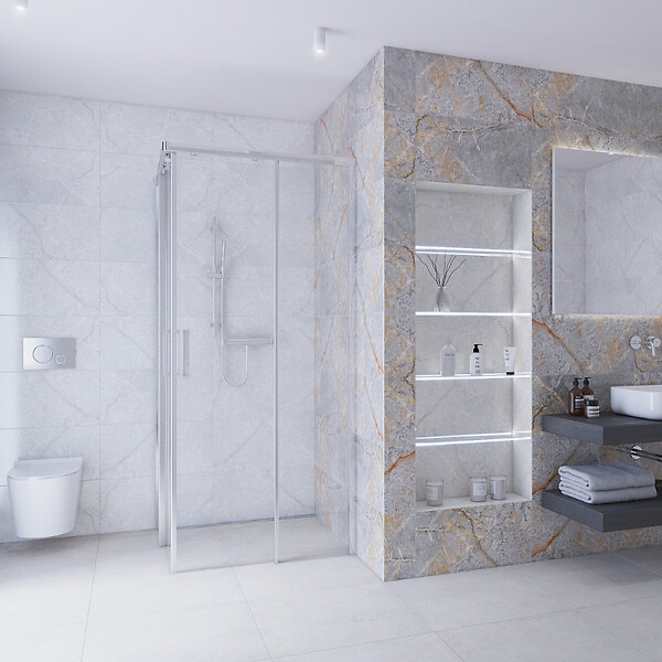 GROHE - Pack WC Rapid SL autoportant + WC sans bride SAT Brevis + Abattant ultra-fin SoftClose + Plaque blanche (ProjectBrevis-3-SP) - large
