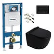 GEBERIT - Duofix pack WC bâti-support + WC suspendu sans bride Ceramia PixL avec abattant SoftClose + plaque (GEDCEPXBMT05-FR) - vignette