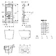GEBERIT - Dofix pack WC bâti-support + WC suspendu sans bride Ceramia PixL avec abattant SoftClose + plaque chrome (GEBCEPXWT010-FR) - vignette