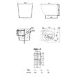 GROHE - Rapid SL pack WC bâti-support + WC suspendu sans bride Ceramia PixL avec abattant SoftClose + plaque (GRRCEPXBMT03FR-FS) - vignette