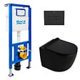 ROCA - Pack WC bâti-support + WC suspendu sans bride Ceramia PixL avec abattant SoftClose + plaque (ROCEPXBMT02-FR) - vignette