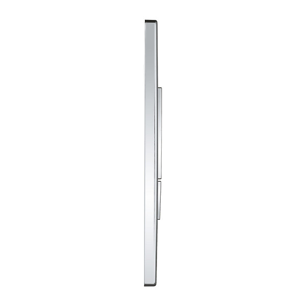 GROHE - Pack WC Bâti autoportant + WC sans bride Vortex SAT + Abattant softclose + Plaque Chrome - large