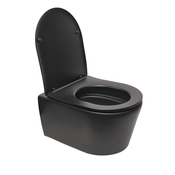 ROCA - Pack WC bâti-support + WC suspendu sans bride Swiss Aqua Technologies avec abattant SoftClose + plaque (ROSTBRBMR02-FR) - large