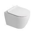 GEBERIT - Duofix Pack WC bâti-support 112 cm + WC suspendu sans bride Ceramia avec abattant SoftClose + plaque blanche (GEBCEPXWT02FR-FS) - vignette
