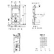 GEBERIT - Duofix Pack WC bâti-support 112 cm + WC suspendu sans bride Ceramia avec abattant SoftClose + plaque blanche (GEBCEPXWT02FR-FS) - vignette