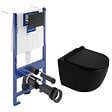 VILLEROY & BOCH - Pack WC bâti-support + WC suspendu sans bride Ceramia PixL avec abattant SoftClose + plaque (VBCEPXBMT01-FR) - vignette