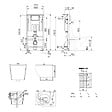 VILLEROY & BOCH - Pack WC bâti-support + WC suspendu sans bride Ceramia PixL avec abattant SoftClose + plaque (VBCEPXBMT01-FR) - vignette
