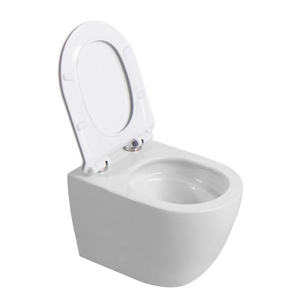 GEBERIT - Duofix pack WC bâti-support + WC sans bride Ceramia PixL avec abattant SoftClose + plaque (GECEPXWT01-FR) - large
