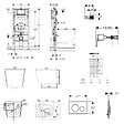 GEBERIT - Duofix pack WC bâti-support + WC suspendu sans bride Ceramia PixL avec abattant SoftClose + plaque (GEDCEPXBMT04-FR) - vignette
