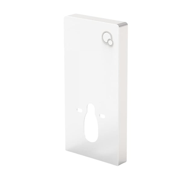 SWISS AQUA TECHNOLOGIES - Glass pack WC bâti-support avec plaque de commande + WC suspendu Ceramia sans bride avec abattant SoftClose (STGLWCEPXBMT01-FR) - large