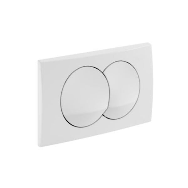 GEBERIT - Duofix Pack WC bâti autoportant + WC suspendu sans bride + abattant SoftClose Ceramia + plaque blanche (GEBCE14WT03MAN-FR) - large