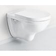 GEBERIT - Geberit + Villeroy & Boch Pack WC Bâti-support Duofix + WC Cuvette à fond creux sans bride O.novo Villeroy & Boch + Abattant softclose + Plaque blanche - vignette
