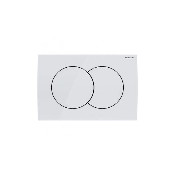 GEBERIT - Geberit + Villeroy & Boch Pack WC Bâti-support Duofix + WC Cuvette à fond creux sans bride O.novo Villeroy & Boch + Abattant softclose + Plaque blanche - large