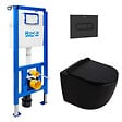 ROCA - Pack WC bâti-support + WC suspendu sans bride Ceramia PixL avec abattant SoftClose + plaque (ROCEPXBMT01-FR) - vignette