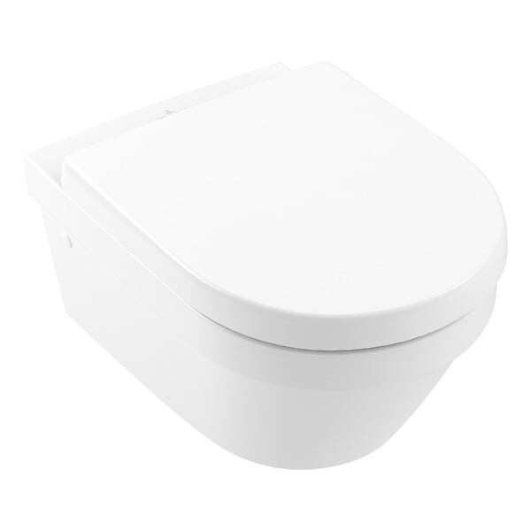 GEBERIT - Geberit + Villeroy & Boch Pack WC Bâti UP100 + WC sans bride Villeroy & Boch Architectura + Plaque blanche + Brosse de toilette OFFERTE - large