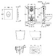GROHE - Rapid SL Pack WC bâti autoportant + WC suspendu sans bride Ceramia avec abattant SoftClose + plaque blanche (GRRCEPXWR02FR-FS) - vignette