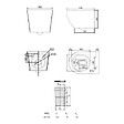 SWISS AQUA TECHNOLOGIES - Pack WC bâti-support + WC sans bride Ceramia PixL avec abattant SoftClose + plaque noir (STCEPXWT04-FR) - vignette