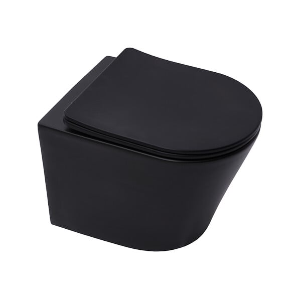 GEBERIT - Duofix pack WC bâti-support + WC suspendu sans bride Swiss Aqua Technologies avec abattant SoftClose + plaque (GEBSTINBMR01-FR) - large