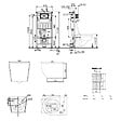SWISS AQUA TECHNOLOGIES - Pack WC bâti-support + WC suspendu sans bride Ceramia PixL avec abattant SoftClose + plaque (STCEPXBMT02-FR) - vignette